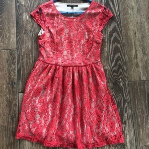 Coral Lace dress